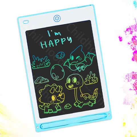 Variante blanc et bleu de la tablette LCD